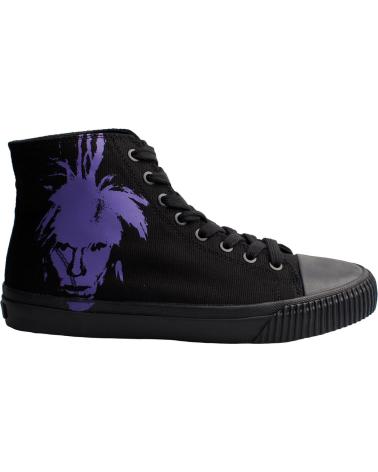 Sportif pour Femme CALVIN KLEIN ZAPATILLAS URBANAS DE CORTE ALTO R4134 PARA HOMBRE NEGRO-VIOLETA
