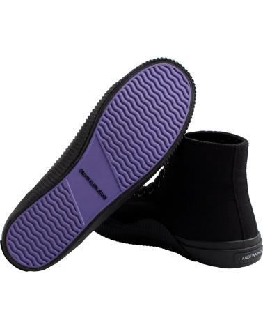 Esportes  de Mulher CALVIN KLEIN ZAPATILLAS URBANAS DE CORTE ALTO R4134 PARA HOMBRE NEGRO-VIOLETA