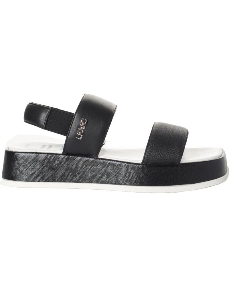 Woman Sandals LIU JO SANDALIAS DE PLATAFORMA BAJA 4A4723EX255 PARA MUJER NEGRO