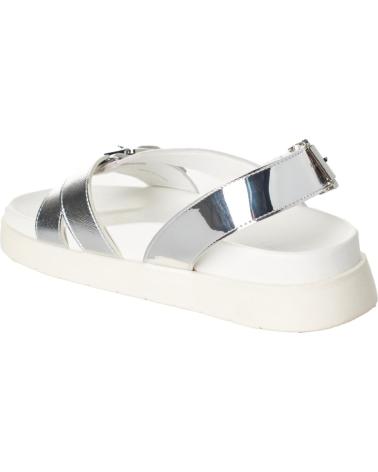 Woman Sandals LIU JO SANDALIAS DE PLATAFORMA 4A4727EX257 PARA MUJER BLANCO PLATEADO