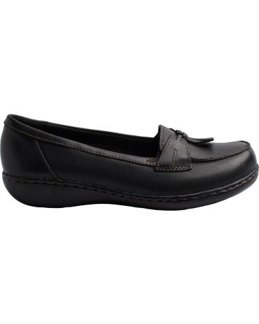 Woman Mocasines CLARKS MOCASINES DE PIEL ASHLAND-BUBBLE PARA MUJER NEGRO