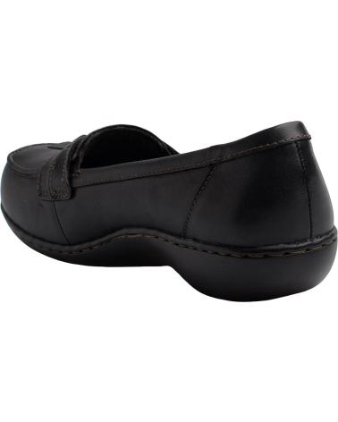 Woman Mocasines CLARKS MOCASINES DE PIEL ASHLAND-BUBBLE PARA MUJER NEGRO