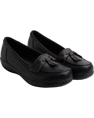 Woman Mocasines CLARKS MOCASINES DE PIEL ASHLAND-BUBBLE PARA MUJER NEGRO