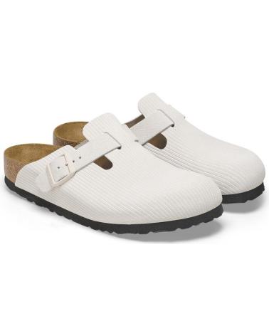 Woman Clogs BIRKENSTOCK ZUECO BOSTON 1025270 WHITE