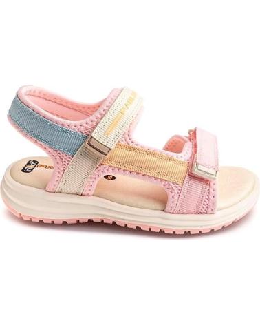 SANDALIAS PABLOSKY VELCROS MULTICOLOR PASTEL ROSA