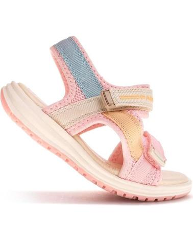 SANDALIAS PABLOSKY VELCROS MULTICOLOR PASTEL ROSA