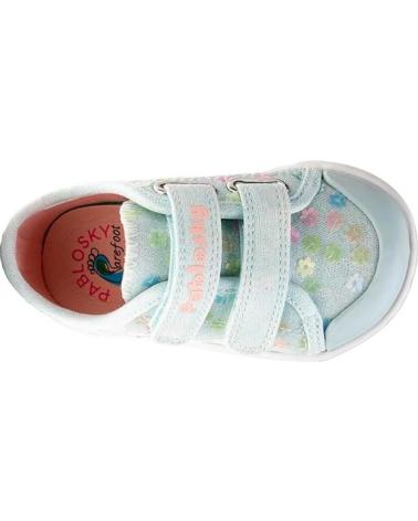 girl and boy Trainers PABLOSKY CANVAS VELCROS AZUL