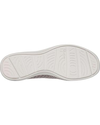 Woman Flat shoes SKECHERS ARYA TEJIDO NEGRO TAUPE