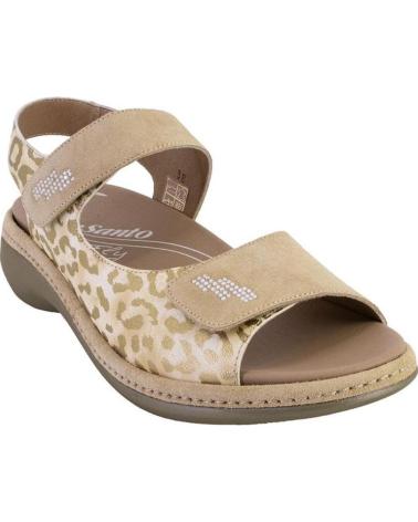 Sandálias de Mulher PIESANTO 250820 SANDALIAS DE MUJER PIEL BEIGE