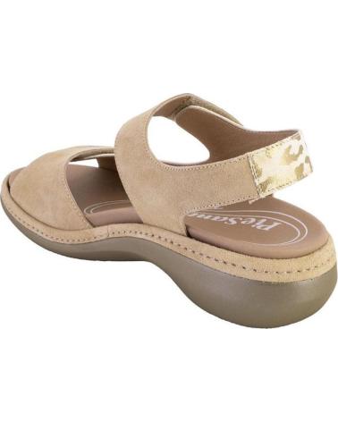 Sandálias de Mulher PIESANTO 250820 SANDALIAS DE MUJER PIEL BEIGE