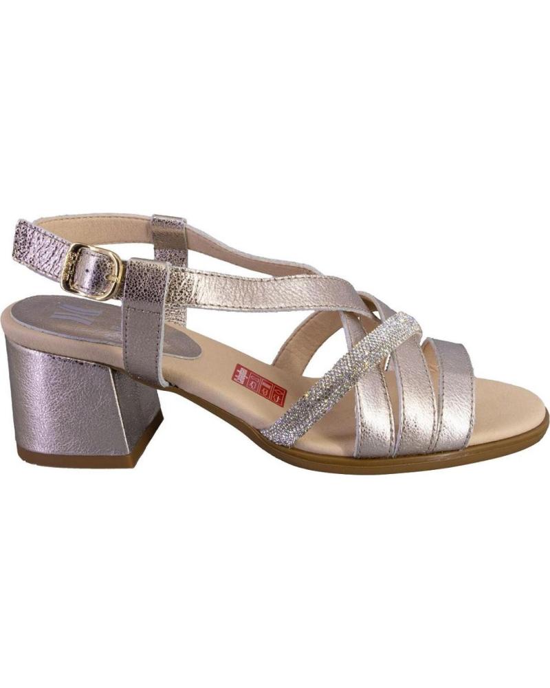 Woman Sandals CALLAGHAN 34203 SANDALIAS DE MUJER PIEL PLATINO