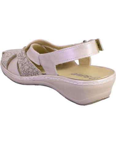 Sandalen für Damen SUAVE 3032 SANDALIAS DE MUJER BEIGE PIEL HIELO