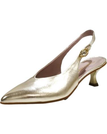 Ballerinas für Damen PEDRO MIRALLES ZAPATO VESTIR DE PIEL CON TACON PLATINO