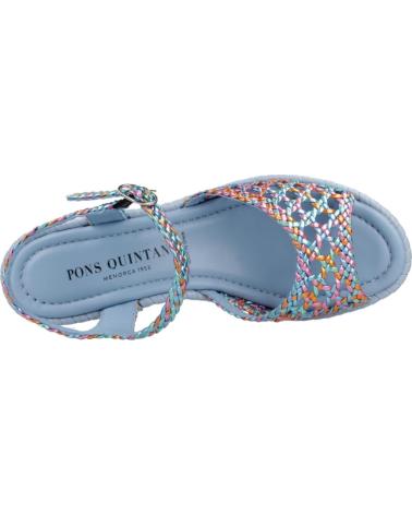 Sandali per Donna PONS QUINTANA SANDALIAS MUJER MODELO PADOVA COLOR AZUL VCO