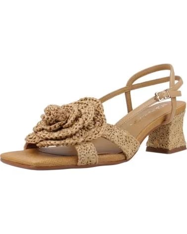 Sandálias de Mulher NOA HARMON SANDALIAS MUJER MODELO ABRIL COLOR MARRON CLARO CUERO CUERO