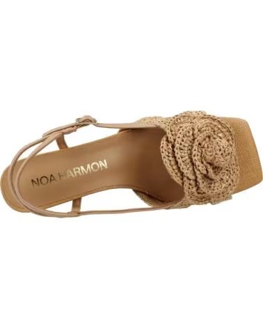 Sandálias de Mulher NOA HARMON SANDALIAS MUJER MODELO ABRIL COLOR MARRON CLARO CUERO CUERO
