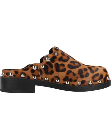 Zuecos de Mujer NOA HARMON ZUECOS MUJER MODELO TACO COLOR ANIMAL PRINT MARRON