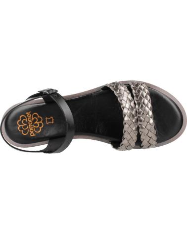 Sandálias de Mulher PORRONET SANDALIAS MUJER MODELO 3106P COLOR NEGRO NEGRO NEGRO
