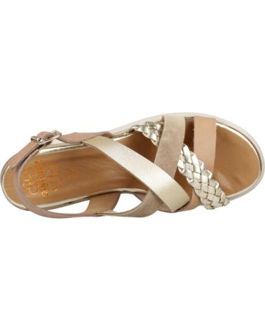 Sandales pour Femme PORRONET SANDALIAS MUJER MODELO 3155P COLOR MARRON CLARO TAUPE