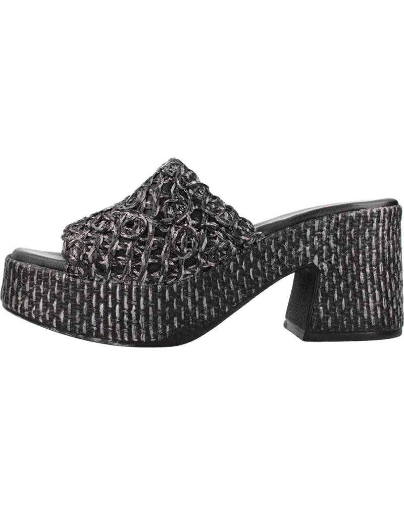Zapatos de tacón de Mujer PORRONET ZUECOS MUJER MODELO 3172P COLOR NEGRO