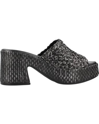 Zapatos de tacón de Mujer PORRONET ZUECOS MUJER MODELO 3172P COLOR NEGRO