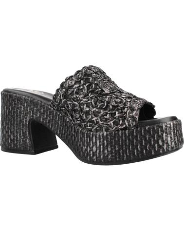 Zapatos de tacón de Mujer PORRONET ZUECOS MUJER MODELO 3172P COLOR NEGRO