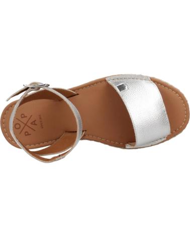 Sandali per Donna POPA ALPARGATAS MUJER MODELO KALAMIS COLOR PLATA