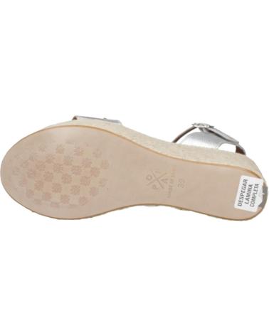 Sandali per Donna POPA ALPARGATAS MUJER MODELO TAFORI COLOR PLATA