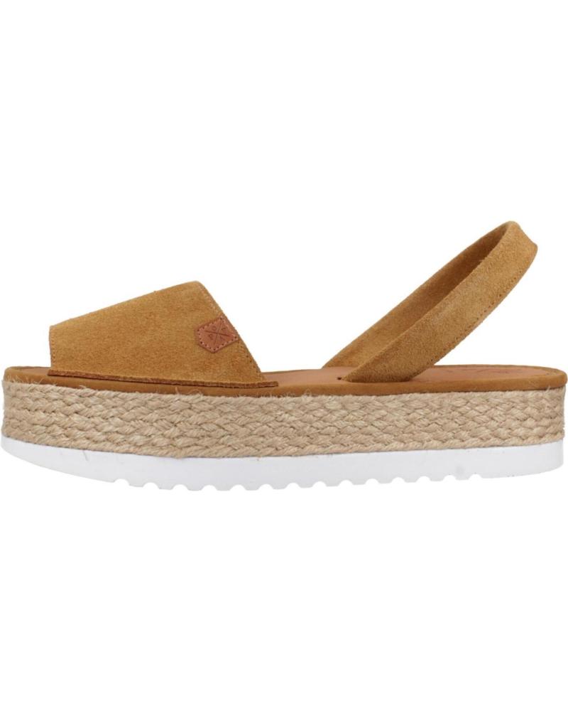 Sandales pour Femme POPA ALPARGATAS MUJER MODELO PS33502 COLOR MARRON CUERO