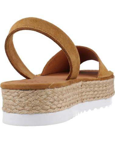 Sandales pour Femme POPA ALPARGATAS MUJER MODELO PS33502 COLOR MARRON CUERO