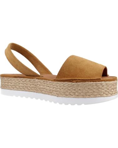Sandales pour Femme POPA ALPARGATAS MUJER MODELO PS33502 COLOR MARRON CUERO