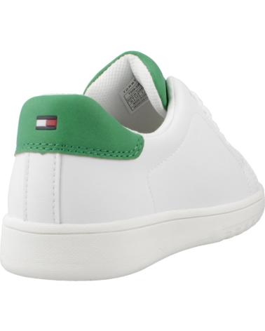 Sneaker für Herren und Mädchen TOMMY HILFIGER ZAPATILLAS NINO MODELO T3X9 33848 COLOR BLANCO WHTGRN