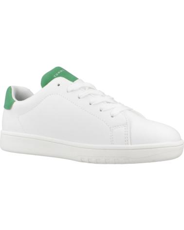 Sneaker für Herren und Mädchen TOMMY HILFIGER ZAPATILLAS NINO MODELO T3X9 33848 COLOR BLANCO WHTGRN