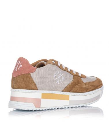 Esportes  de Mulher POPA SNEAKERS CAROL BEIG BEIGE