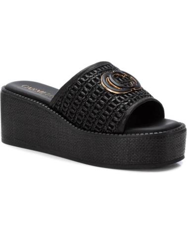 Zapatos de cuña per Donna CARMELA 162235 NEGRO