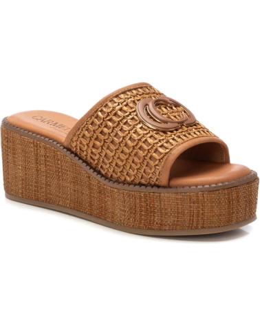 Zapatos de cuña per Donna CARMELA 162235 CAMEL