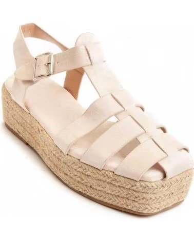 Zapatos de cuña de Mujer MONTEVITA SANDALIAS DE CUÑA MONTEVITA MECALI BEIGE