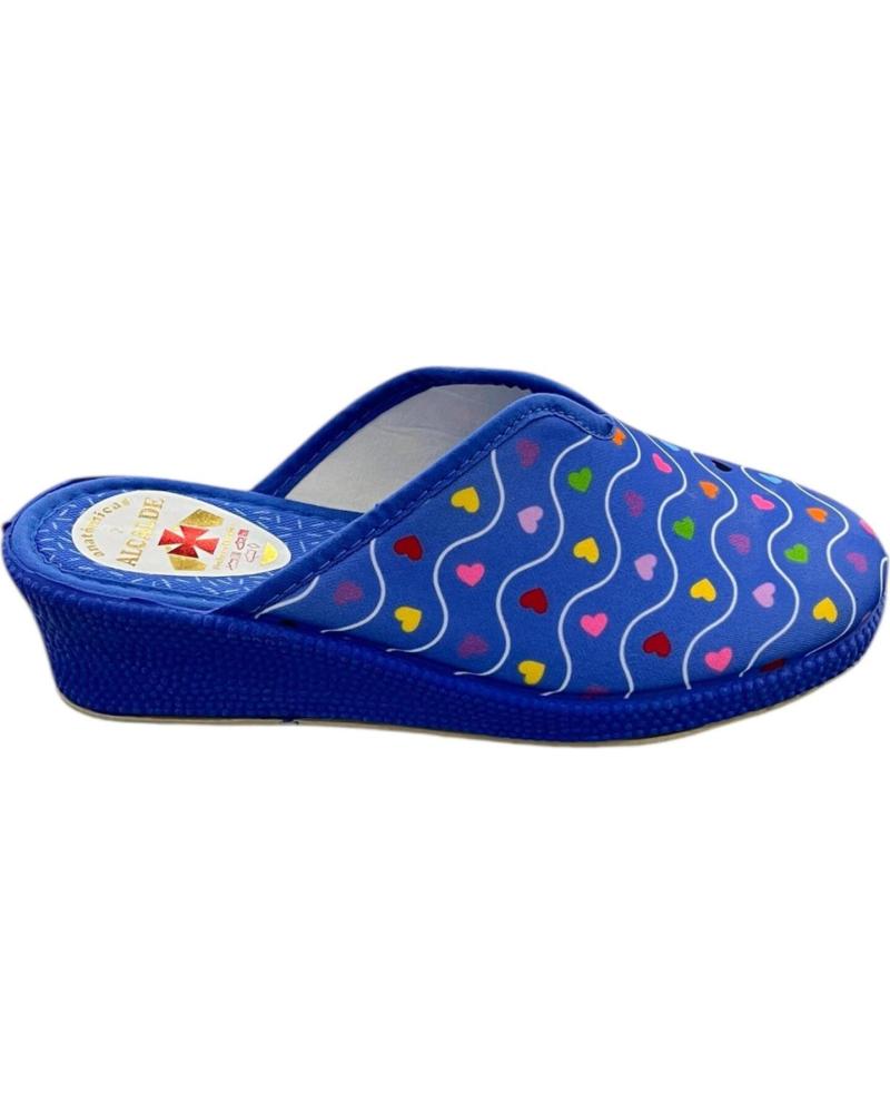 Hausschuhe für Damen ALCALDE ZAPATILLAS 8020 AZULON VARIOS COLORES