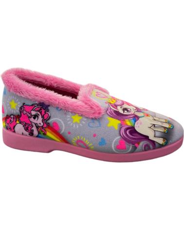 Pantofole per Bambina ALCALDE ZAPATILLAS CASA NINA UNICORNIO 16010 GRIS VARIOS COLORES