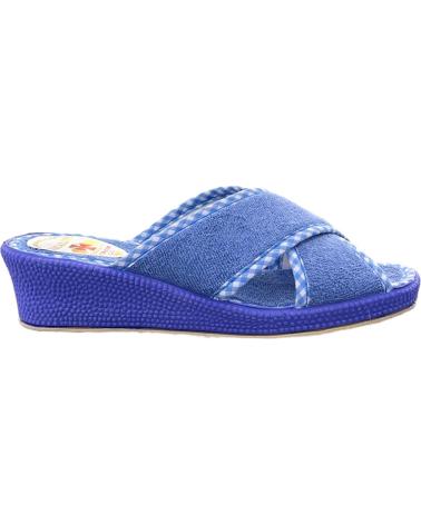 Pantofole per Donna ALCALDE ZAPATILLAS CASA MUJER TIRAS CRUZADAS RIZO CUNA 76000 AGUAMAR VARIOS COLORES