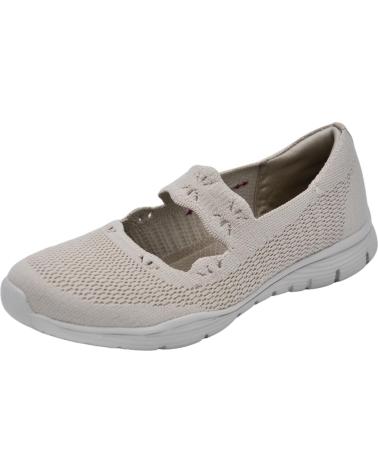 Woman Flat shoes SKECHERS SEAGER-CUTE NCOY NATURAL 159078-NAT VARIOS COLORES