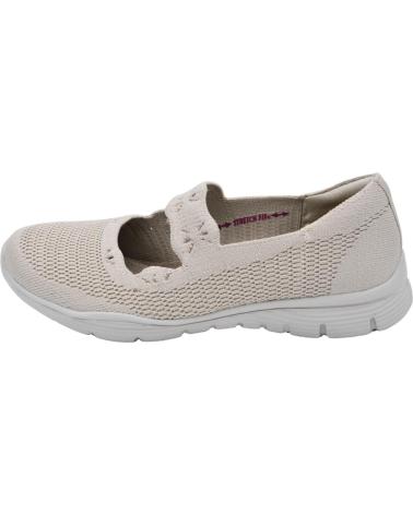 Woman Flat shoes SKECHERS SEAGER-CUTE NCOY NATURAL 159078-NAT VARIOS COLORES