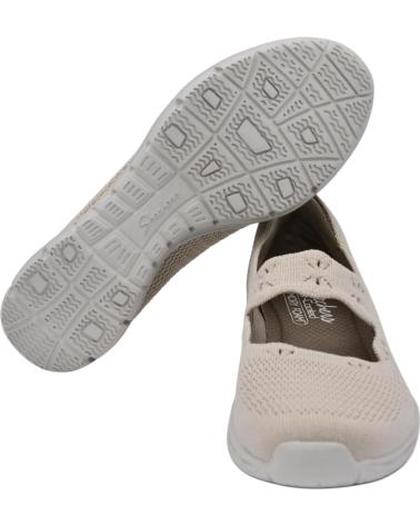 Woman Flat shoes SKECHERS SEAGER-CUTE NCOY NATURAL 159078-NAT VARIOS COLORES