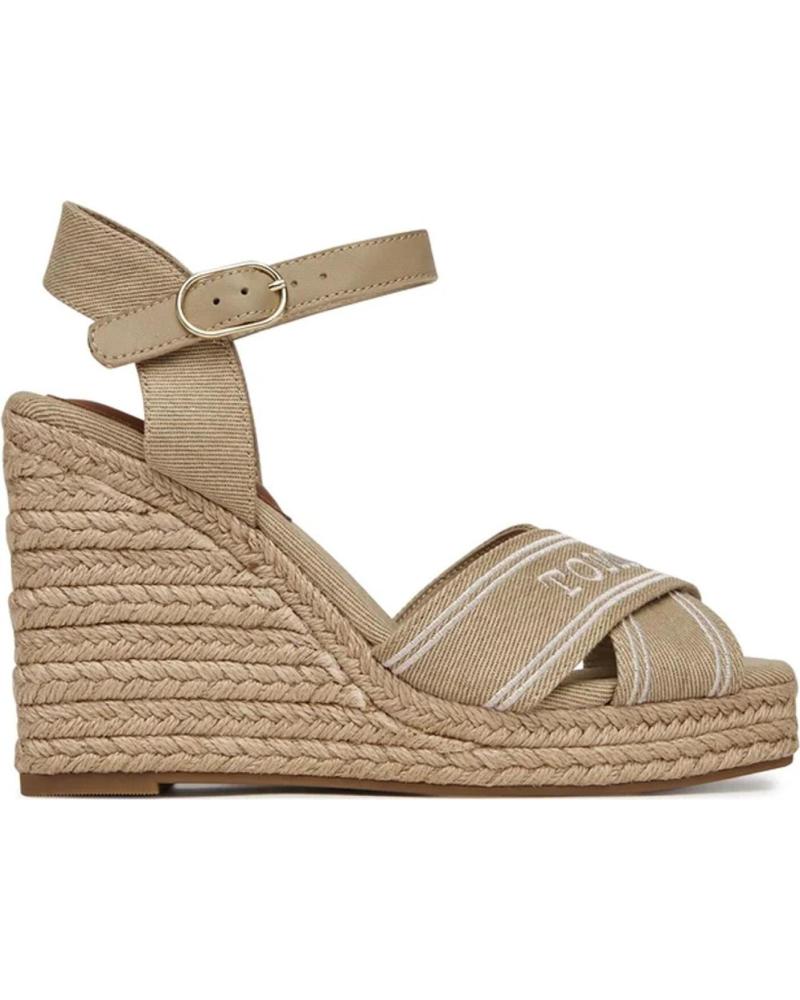 Sandalias de Mujer TOMMY HILFIGER CANAMO MUJER TOMMY FW08668 BEIGE