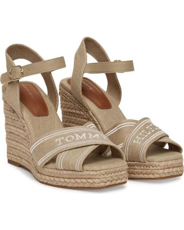 Sandalias de Mujer TOMMY HILFIGER CANAMO MUJER TOMMY FW08668 BEIGE
