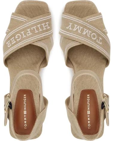 Sandalias de Mujer TOMMY HILFIGER CANAMO MUJER TOMMY FW08668 BEIGE