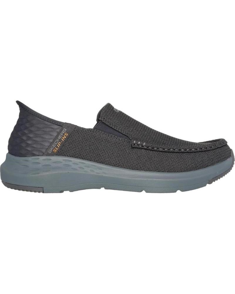 Sapatos de Homem SKECHERS SLIP-INS PARSON RALVEN GRIS