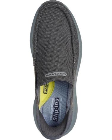 Sapatos de Homem SKECHERS SLIP-INS PARSON RALVEN GRIS