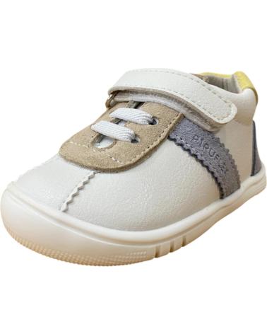 Scarpe sport per Bambino PIRUFIN ZAPATILLAS NINO PIRUFLEX MODELO PF411 2 COLOR BLANCO BLANCO BLANCO
