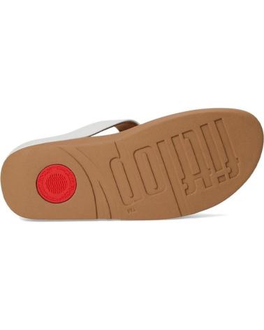 Sandálias de Mulher FITFLOP SANDALIAS PLANAS MUJER FINO CRYSTAL BLANCO
